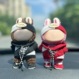 Maxbell 2xDoll Fashion Sweatshirt Suit for 15cm Pendant Dolls Fashion Doll Girls Dolls