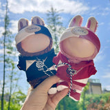 Maxbell 2xDoll Fashion Sweatshirt Suit for 15cm Pendant Dolls Fashion Doll Girls Dolls