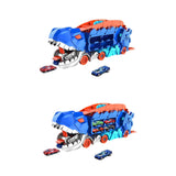 Maxbell Dinosaur Eating Cars Track and Stores with Sliding Track for Children Babies with 2 cars