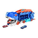 Maxbell Dinosaur Eating Cars Track and Stores with Sliding Track for Children Babies with 2 cars