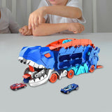 Maxbell Dinosaur Eating Cars Track and Stores with Sliding Track for Children Babies with 2 cars