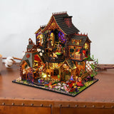 Maxbell Dollhouse Kits Desktop Decoration Creative Educational Artwork 3D Puzzle