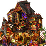 Maxbell Dollhouse Kits Desktop Decoration Creative Educational Artwork 3D Puzzle