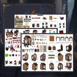 Maxbell Dollhouse Kits Desktop Decoration Creative Educational Artwork 3D Puzzle