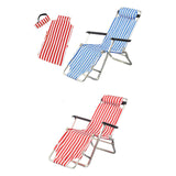 Maxbell 1/6 Doll Deck Chair BJD Doll Beach Chair for DIY Scenery Layout Fairy Garden blue