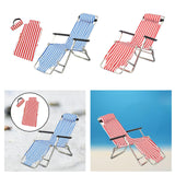 Maxbell 1/6 Doll Deck Chair BJD Doll Beach Chair for DIY Scenery Layout Fairy Garden blue