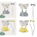 Maxbell Plush Duck Clothes for 15cm Doll Cute Comfortable Costumes Doll Not Included blue