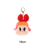 Maxbell Cute Plush Keychain Ornament Funny Keyring for Children Adults Hoilday Gifts red ears