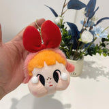 Maxbell Cute Plush Keychain Ornament Funny Keyring for Children Adults Hoilday Gifts red ears
