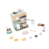 Maxbell Coffee Machine Plaything Wood-made Knickknack for Domestic Kitchen Gathering
