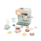 Maxbell Coffee Machine Plaything Wood-made Knickknack for Domestic Kitchen Gathering