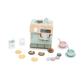Maxbell Coffee Machine Plaything Wood-made Knickknack for Domestic Kitchen Gathering