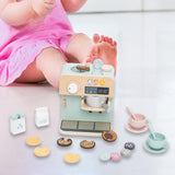 Maxbell Coffee Machine Plaything Wood-made Knickknack for Domestic Kitchen Gathering