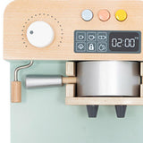 Maxbell Coffee Machine Plaything Wood-made Knickknack for Domestic Kitchen Gathering