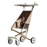 Maxbell Baby Travel Stroller Stable with Sunshade Cover for Outside Shopping Outdoor Coffee Oxford Cloth