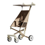 Maxbell Baby Travel Stroller Stable with Sunshade Cover for Outside Shopping Outdoor Coffee Oxford Cloth