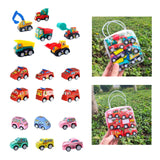 Maxbell 6x Pull Back Cars Toy Cute Party Favors Play for Ages 3 4 5 6 Years Old Boys Engineering Cars