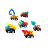 Maxbell 6x Pull Back Cars Toy Cute Party Favors Play for Ages 3 4 5 6 Years Old Boys Engineering Cars