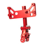 Maxbell RC Car Adjustable Drop Hitch Receiver for 1:6 Scale RC Crawler Car Truck Toy Red