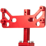 Maxbell RC Car Adjustable Drop Hitch Receiver for 1:6 Scale RC Crawler Car Truck Toy Red