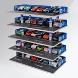 Maxbell 1/32 Diecast Model Car Display Case Showcase Display Shelf Kids Adults Gifts 5 layer