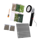 Maxbell Electrostatic Flocking Machine Kits Decorative Tools Static Grass Applicator