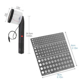 Maxbell Electrostatic Flocking Machine Kits Decorative Tools Static Grass Applicator