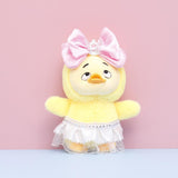 Maxbell Plush Duck Keychain Pendant Cartoon Hanging for Handbag Backpack Accessories style C