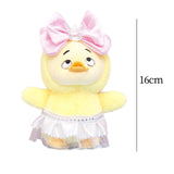 Maxbell Plush Duck Keychain Pendant Cartoon Hanging for Handbag Backpack Accessories style C