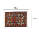 Maxbell 1:12 Scale Dollhouse Carpet Home Living Room Mini Woven Rug Mini House Decor A12