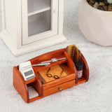 Maxbell 1:12 Scale Dollhouse Desk Accessories Holder Furniture Model Toy for Bedroom wood