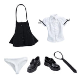 Maxbell 1/6 Scale Female Dolls Clothes JK Suit Uniform for 12inch Action Figure Accs Style B
