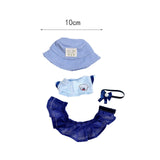 Maxbell 4 Pieces 6 inch Doll Clothes Cute for Little Girls Doll Shirt Skirt Outifits