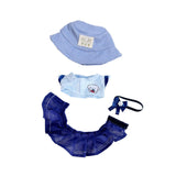 Maxbell 4 Pieces 6 inch Doll Clothes Cute for Little Girls Doll Shirt Skirt Outifits