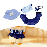Maxbell 4 Pieces 6 inch Doll Clothes Cute for Little Girls Doll Shirt Skirt Outifits
