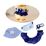 Maxbell 4 Pieces 6 inch Doll Clothes Cute for Little Girls Doll Shirt Skirt Outifits