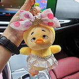 Maxbell Annoying Duck Pendant Plush Toy Doll Kids Gift for Backpack Car Handbag Style A