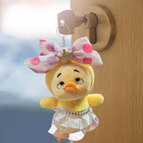 Maxbell Annoying Duck Pendant Plush Toy Doll Kids Gift for Backpack Car Handbag Style A