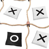 Maxbell Tic TAC Toe Game Strategy Game Classic Yard Game for Adult Children Backyard