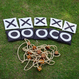 Maxbell Tic TAC Toe Game Strategy Game Classic Yard Game for Adult Children Backyard