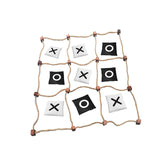 Maxbell Tic TAC Toe Game Strategy Game Classic Yard Game for Adult Children Backyard