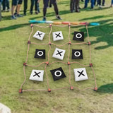 Maxbell Tic TAC Toe Game Strategy Game Classic Yard Game for Adult Children Backyard