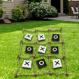 Maxbell Tic TAC Toe Game Strategy Game Classic Yard Game for Adult Children Backyard