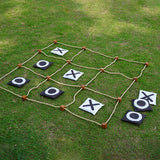 Maxbell Tic TAC Toe Game Strategy Game Classic Yard Game for Adult Children Backyard