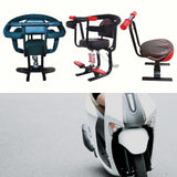 Maxbell Child Seat for Electric Scooter with Seat Front Carrier for Mobility Scooter Guard Rail Seat