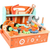 Maxbell Wooden Tool Set Toy Learning Toy Assembly Set Multiuse for 3+ Year Kids Home