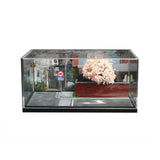 Maxbell 1/64 Car Scene Model Car Garage Diorama for Diecast Car Tiny Figure Ornament