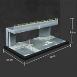 Maxbell 1/64 Car Scene Model Backdrop Scene Model for Model Car Toy Vehicle Dispolay