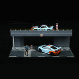 Maxbell 1/64 Car Scene Model Backdrop Scene Model for Model Car Toy Vehicle Dispolay