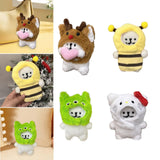 Maxbell Plush Keychain Doll Plush Pendant Toy for Goodie Bag Fillers Carnival Prizes Elk